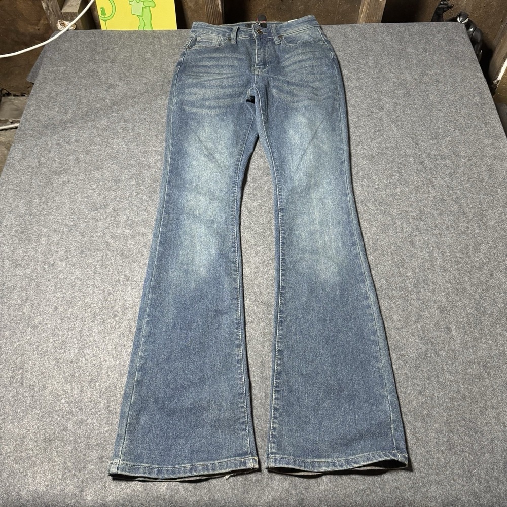 Rise Supply Co Flare Bootcut Jeans Women's Size 3 (24x30.5) High Waist Y2K Retro